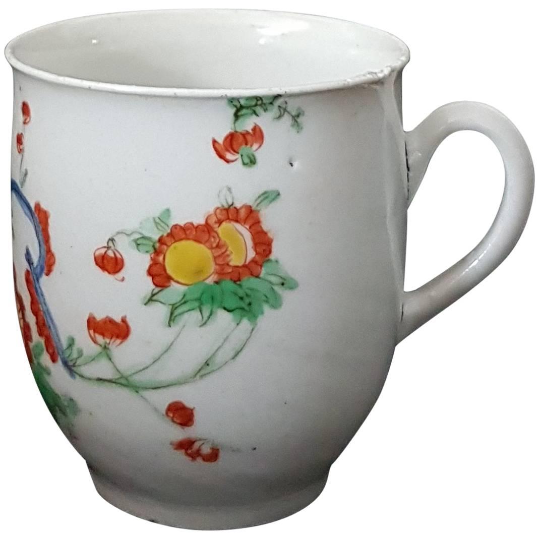 Coffee Cup, Kakiemon Decoration, Plymouth, circa 1769 For Sale