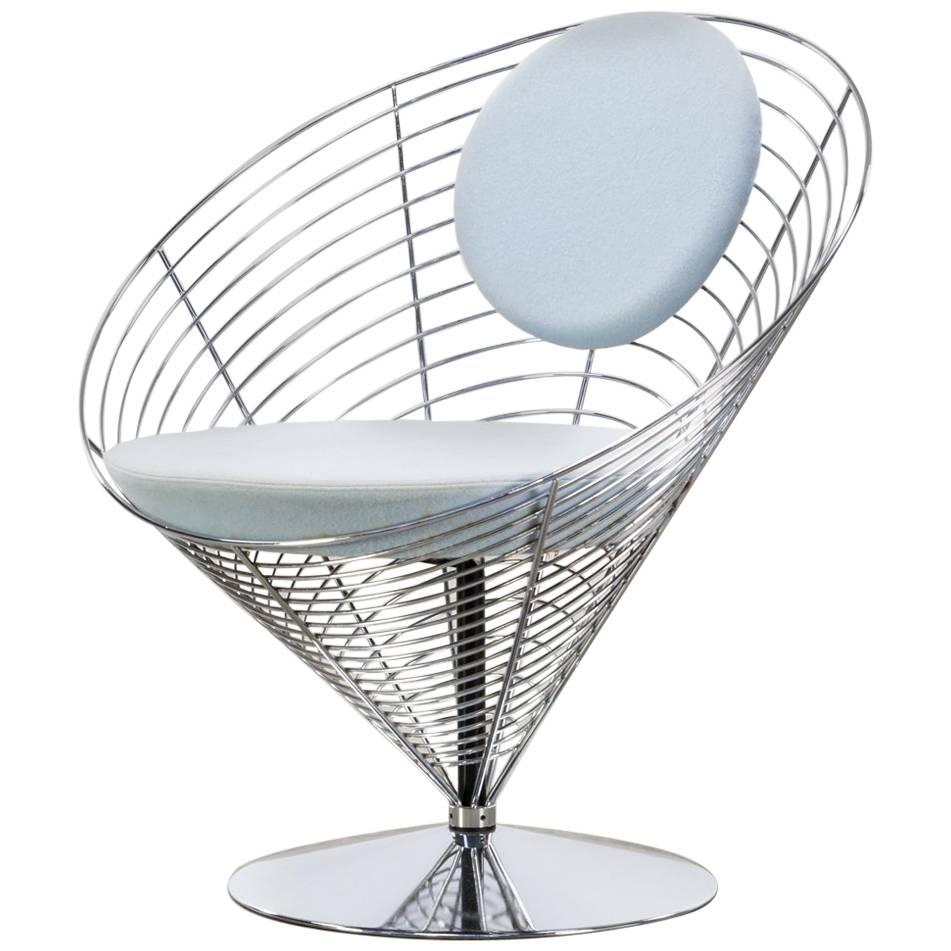 1980s Verner Panton Cone Chair for Fritz Hansen For Sale