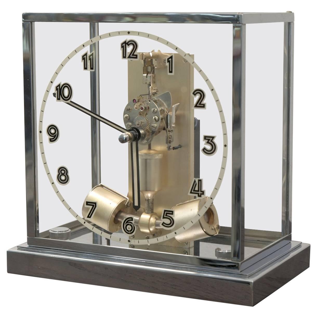 Table Clock under Glass Dome Junghans ATO, 1935 For Sale