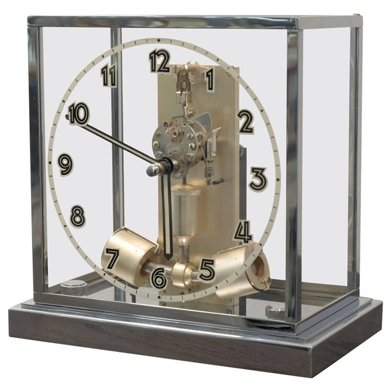 Table Clock under Glass Dome Junghans ATO, 1935 For Sale at 1stDibs