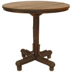 American Rustic Old Hickory Oak End Table