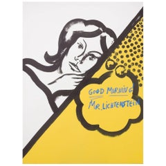 Good Morning Mr. Lichtenstein, Painting by Eran Shakine