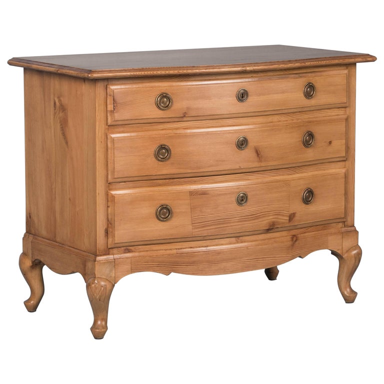Small Antique Swedish Pine Chest Of Drawers For Sale At 1stdibs