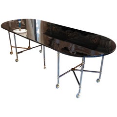 Vintage Table "Royale" by Maison Jansen/L.O.R.D. Steel, 1960s