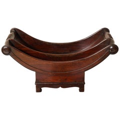 Antique Rare Georgian Revolving Cheese Cradle