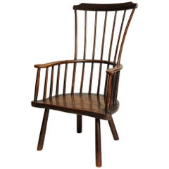 Rustic 18th Century English Windsor Armchair