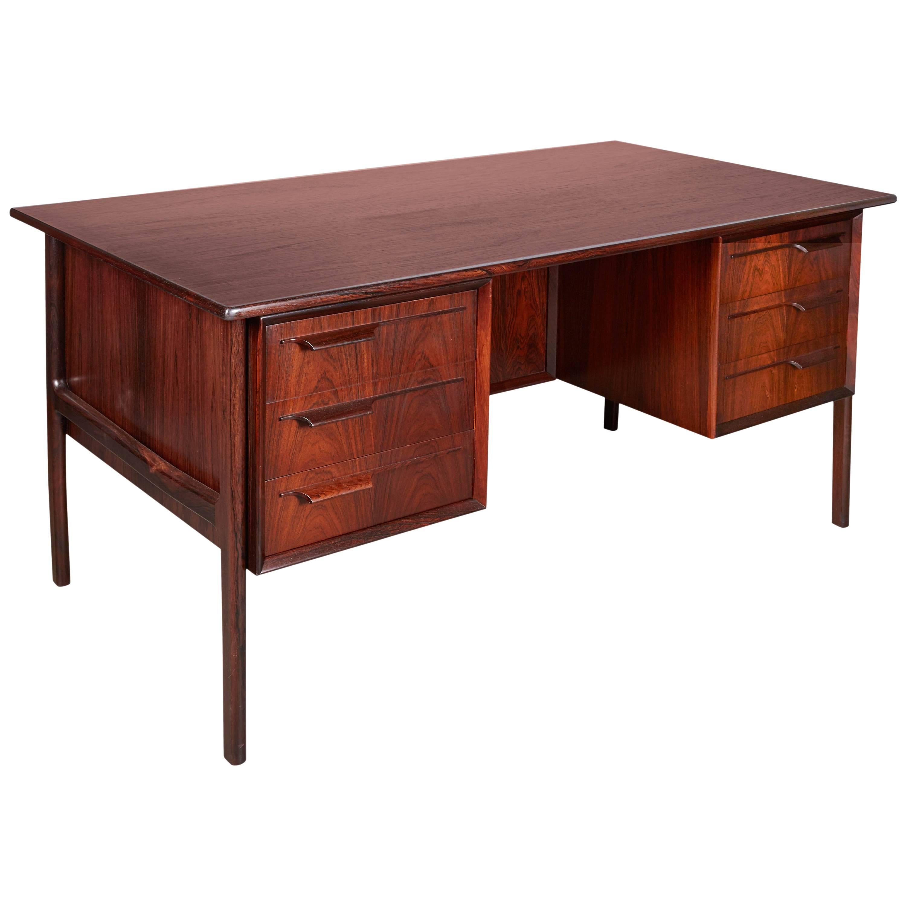 Omann Jun Rosewood Desk For Sale