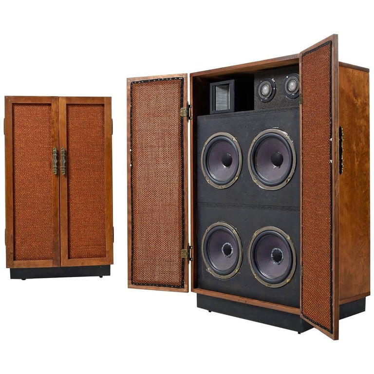 Olson custom speakers, 1960s, offered by Furnish Me Vintage