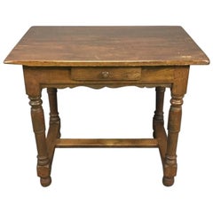 20th Century Oak Louis XIII Rustic Table Desk