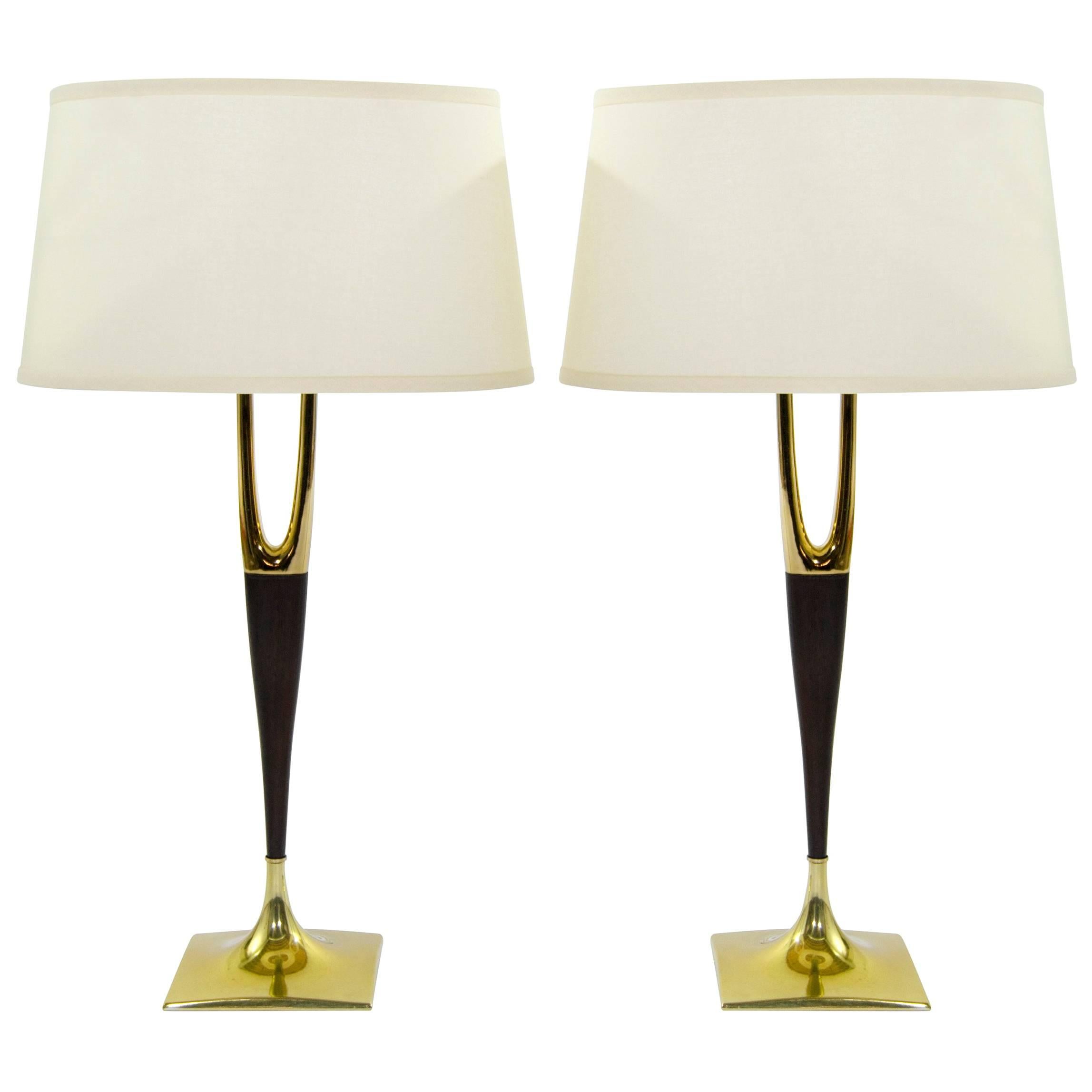 Laurel Lamp Company Wishbone Table Lamps