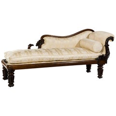 William IV Rosewood Chaise Longue