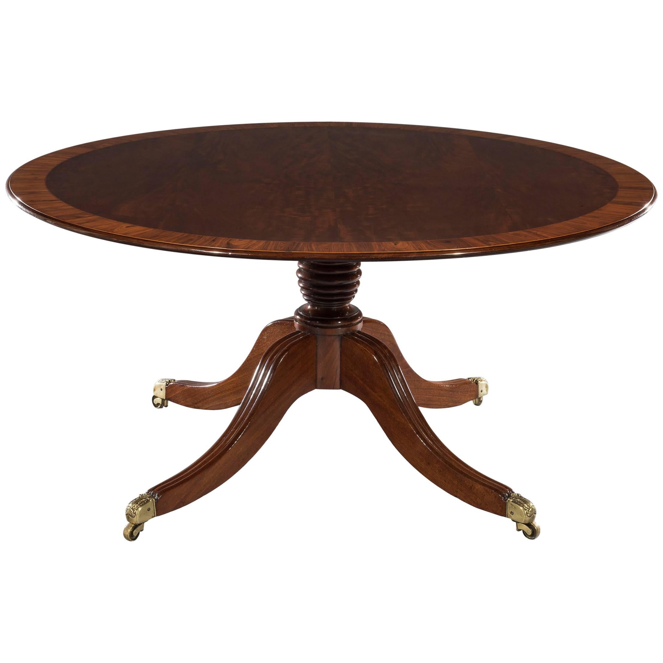 George iv Mahogany and Rosewood Banded Breakfast Table