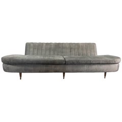 Newly Refurbished and Reupholstered Vintage Midcentury Sofa