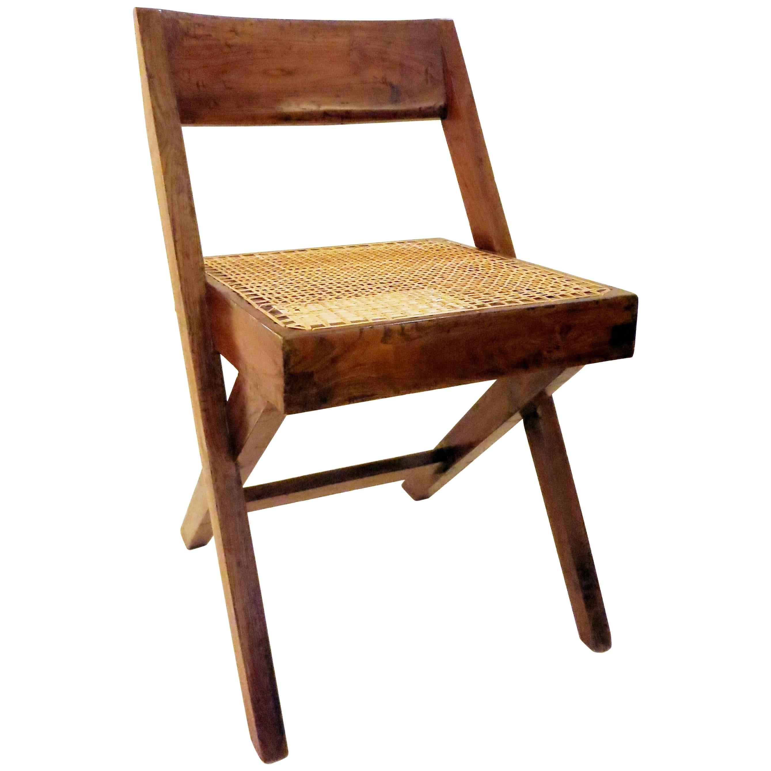 Pierre Jeanneret Library Chair, 1950s