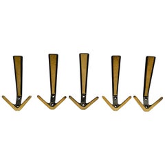 Five Austrian Wall Hooks by Hertha Baller, 1950s