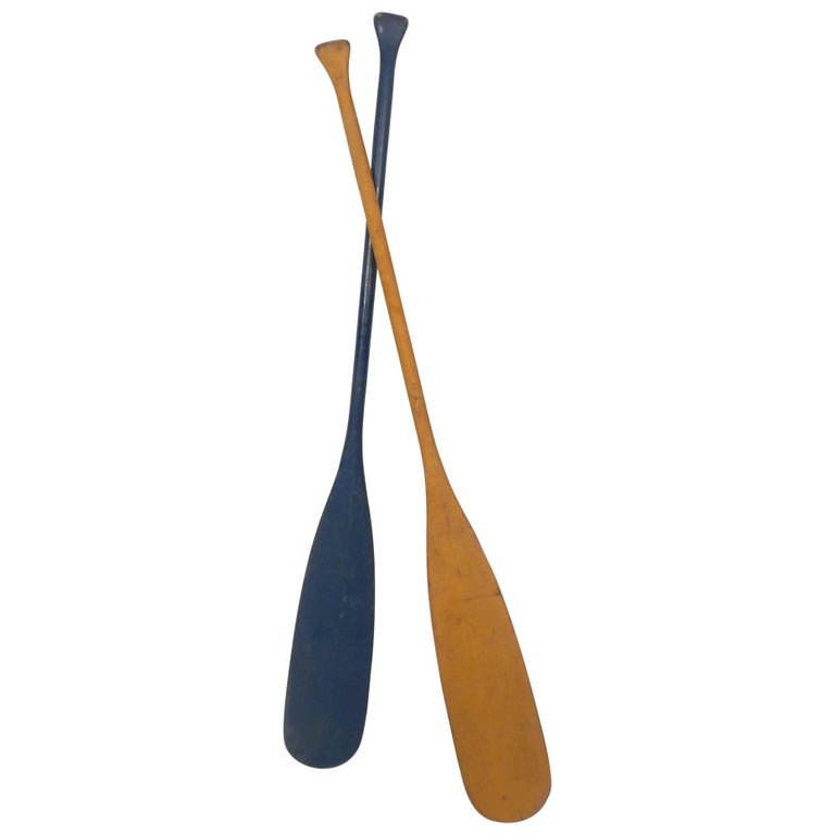 Unique Nautical Pair Of Vintage Decorative Oars For Sale At 1stdibs