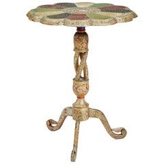 Late 19th Century Russian Polychrome Occasional Table