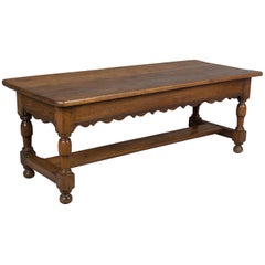 19th Century Country French Oak Bench