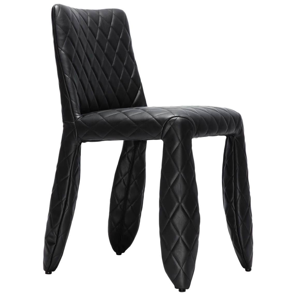 Moooi Monster Chair by Marcel Wanders in Quilted & Embroidered Fabric or Leather For Sale