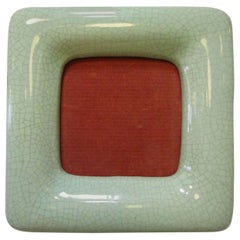 Vintage Mint Green Ceramic Picture Frame