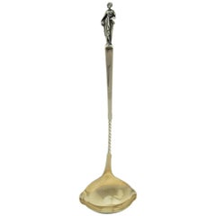 Gorham Coin Silver Figural Punch Ladle