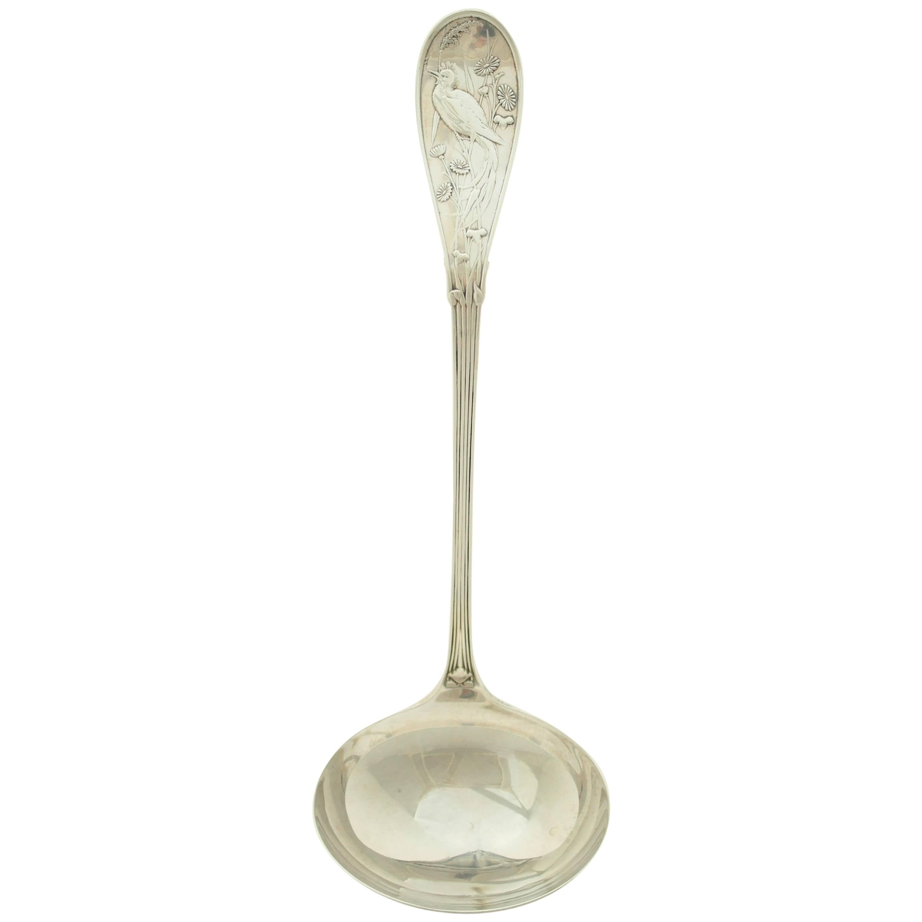 Tiffany & Company Japanese Pattern Sterling Silver Ladle For Sale