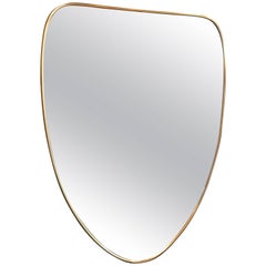 Brass Italian Mirror, 1960s