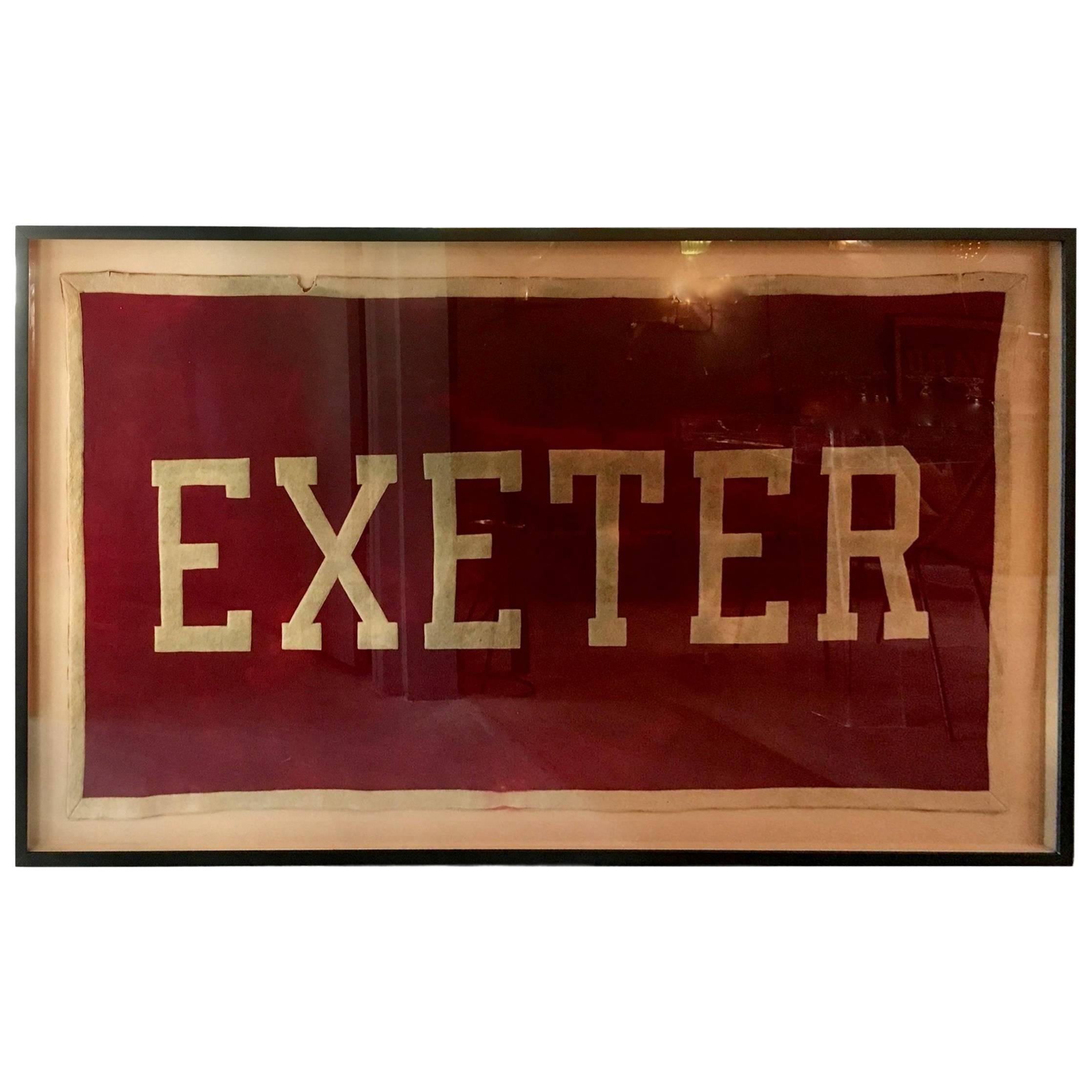 1920s Exeter Academy Banner