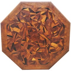 Antique Large Parquetry Octagonal Centre Table