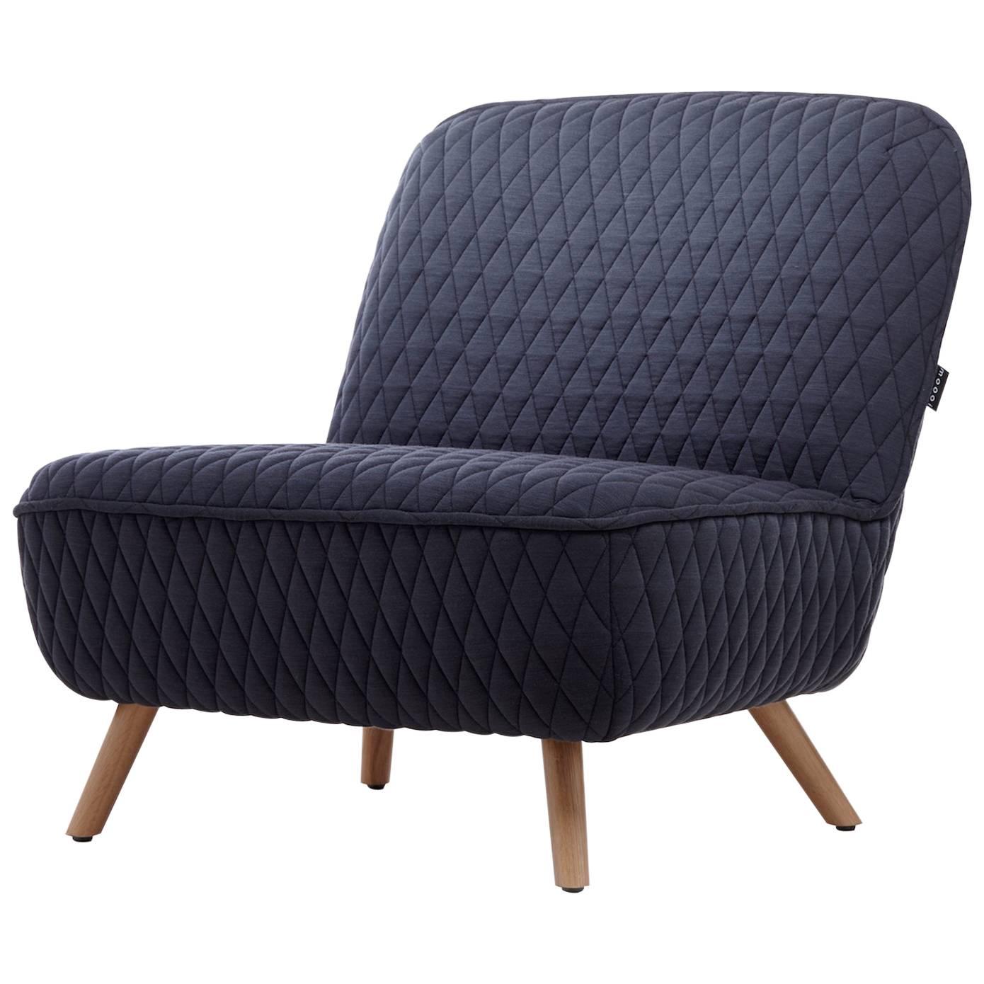 Moooi "Cocktail" Chair by Marcel Wanders with Wooden Legs and Upholstered Body For Sale