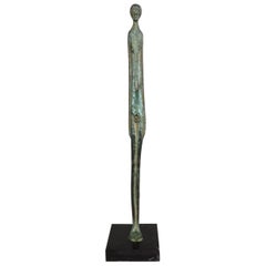 Giacometti Style Bronze Sculpture