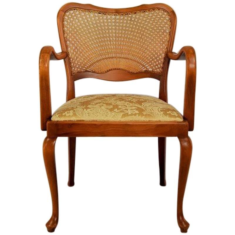 Vintage-Stuhl im Stil des Zweiten Rokoko, Tschechoslowakei, 1930er Jahre