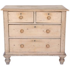 Vintage Pine Chest of Drawers from France