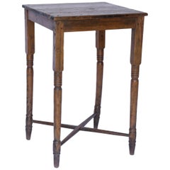 Rustic Walnut Side Table