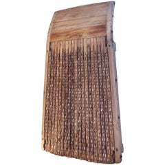 Tribulum antique ou outil de battage du grain