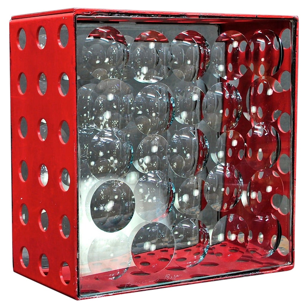 Feliciano Bejar Caja De Jano Bubble Box Magiscope Refraction Sculpture Op Art For Sale