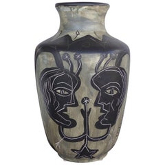 Monumental Carlos Paez Vilaro Clay Vase