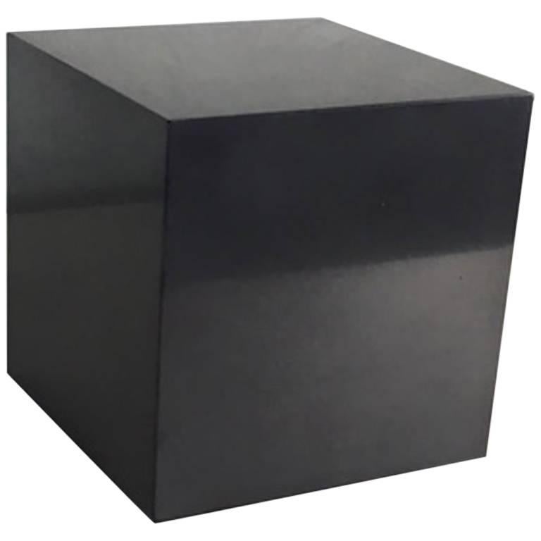 Susan York Graphite Aluminium Wall Cube For Sale