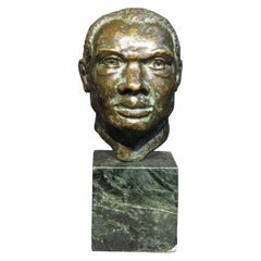 A Fine Mid-20th Century Miniature Bronze Bust by Harold Pfeiffer, Circa 1960