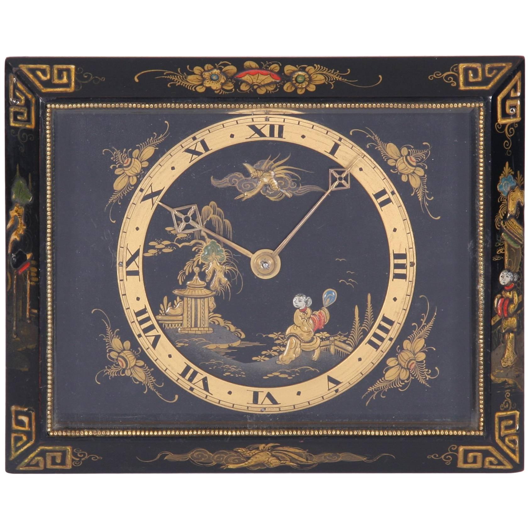 French Chinoiserie Clock