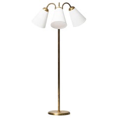 Floor Lamp with Three Flexible Arms Produced in Sweden