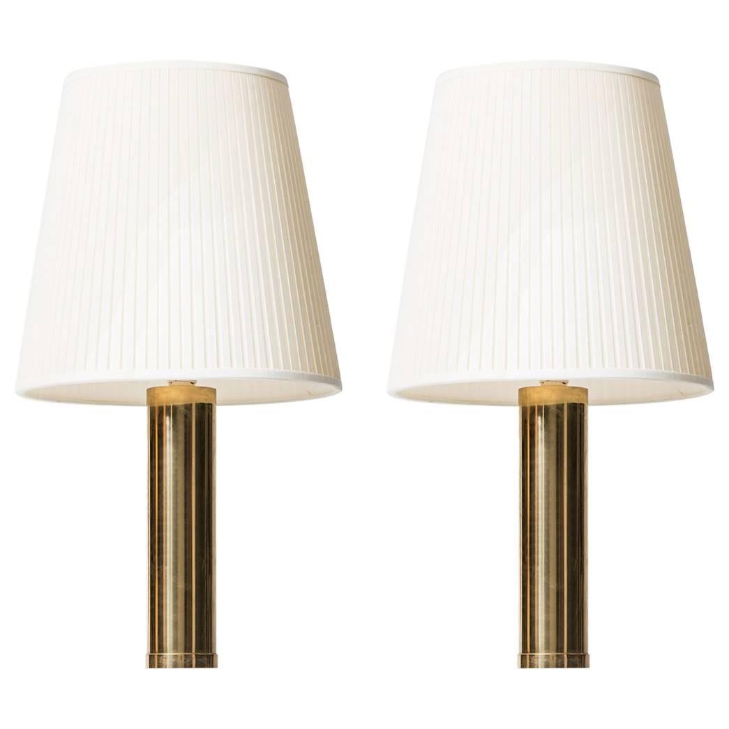 Pair of Table Lamp Produced by Bergboms in Sweden