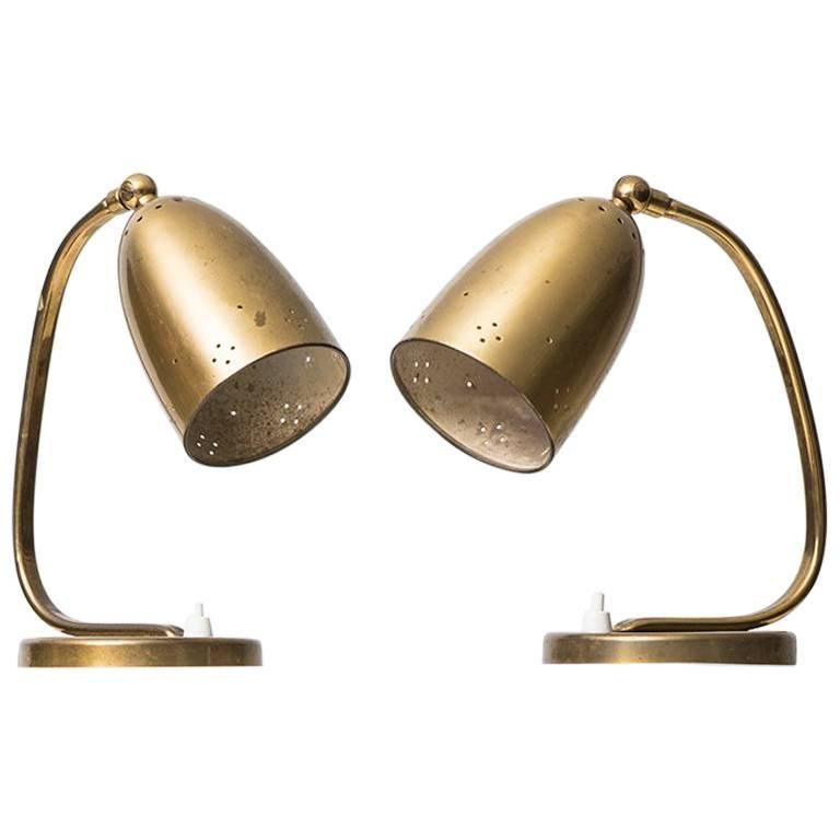 Pair of Table/Wall Lamps Produced in Denmark