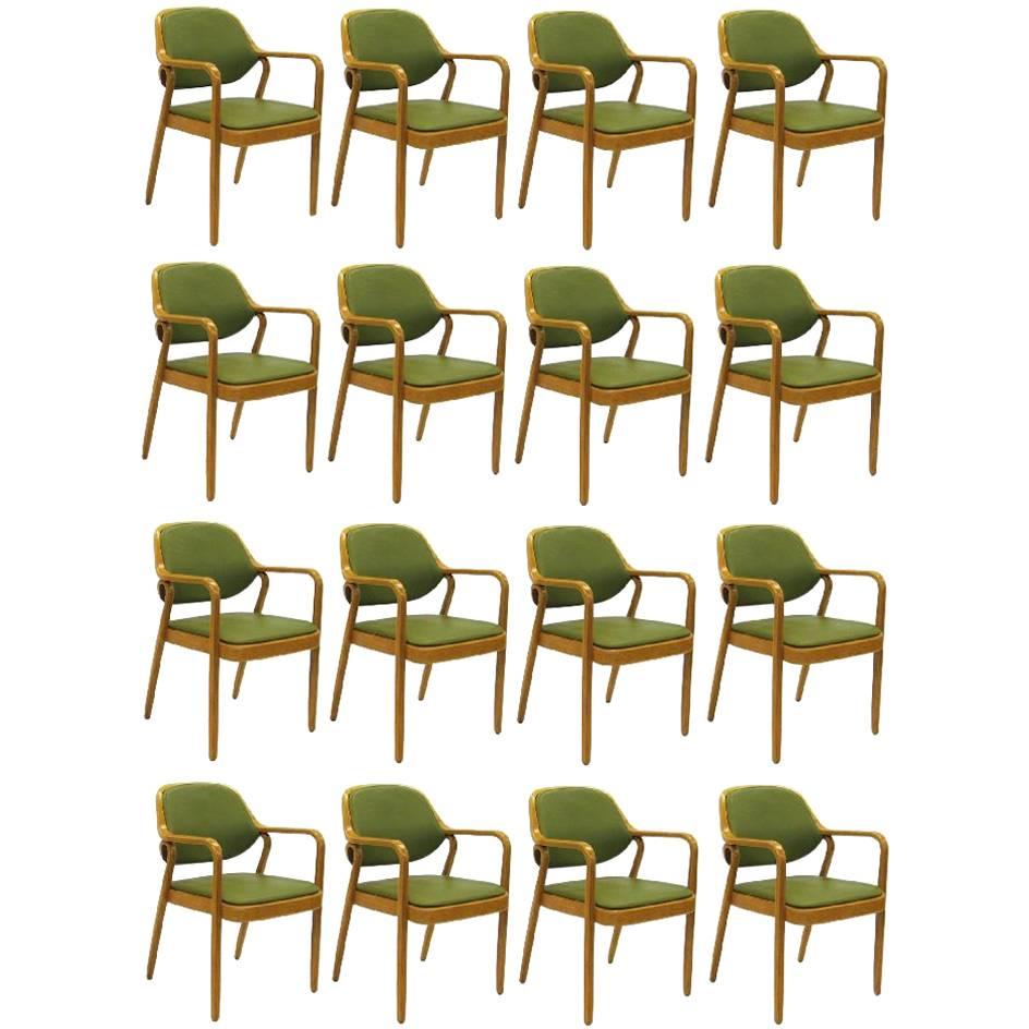 Vintage Set of 17 Model 1105 Knoll Chairs by Don Pettit For Sale