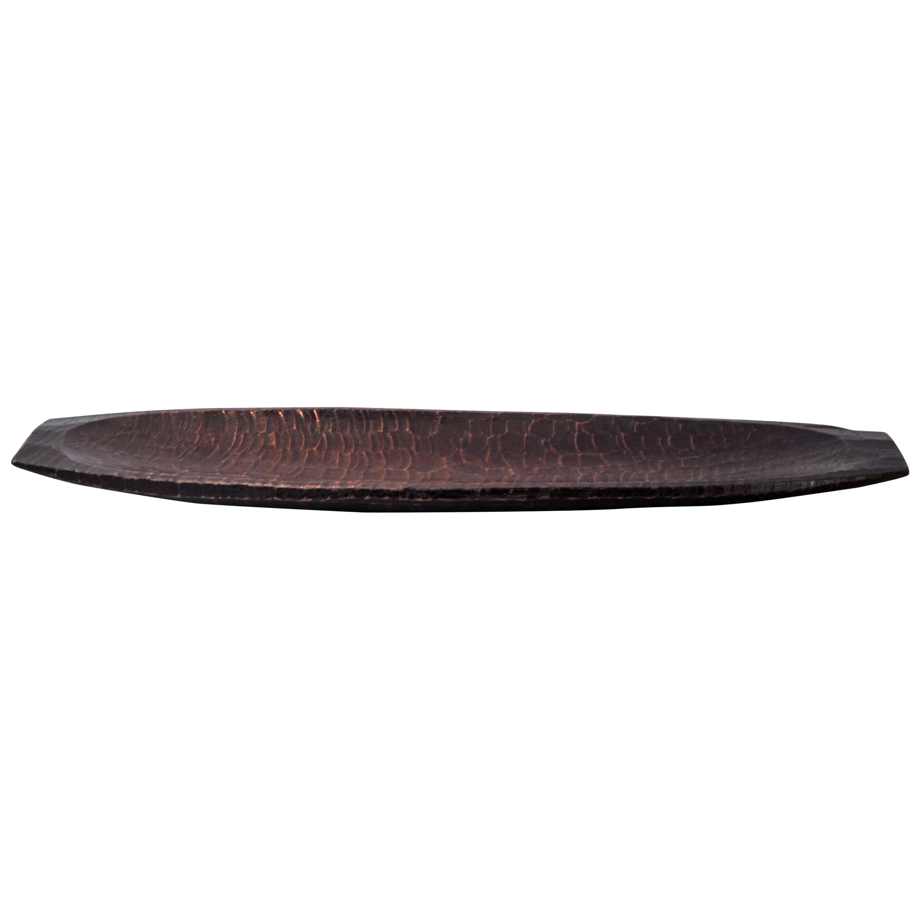 Tribal Hand Hewn Wooden Tray from the Mentawai Islands, Mid-Late 20th Century.