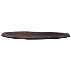 Vintage Tribal Hand Hewn Wooden Tray from the Mentawai Islands, Mid-Late 20th Century.