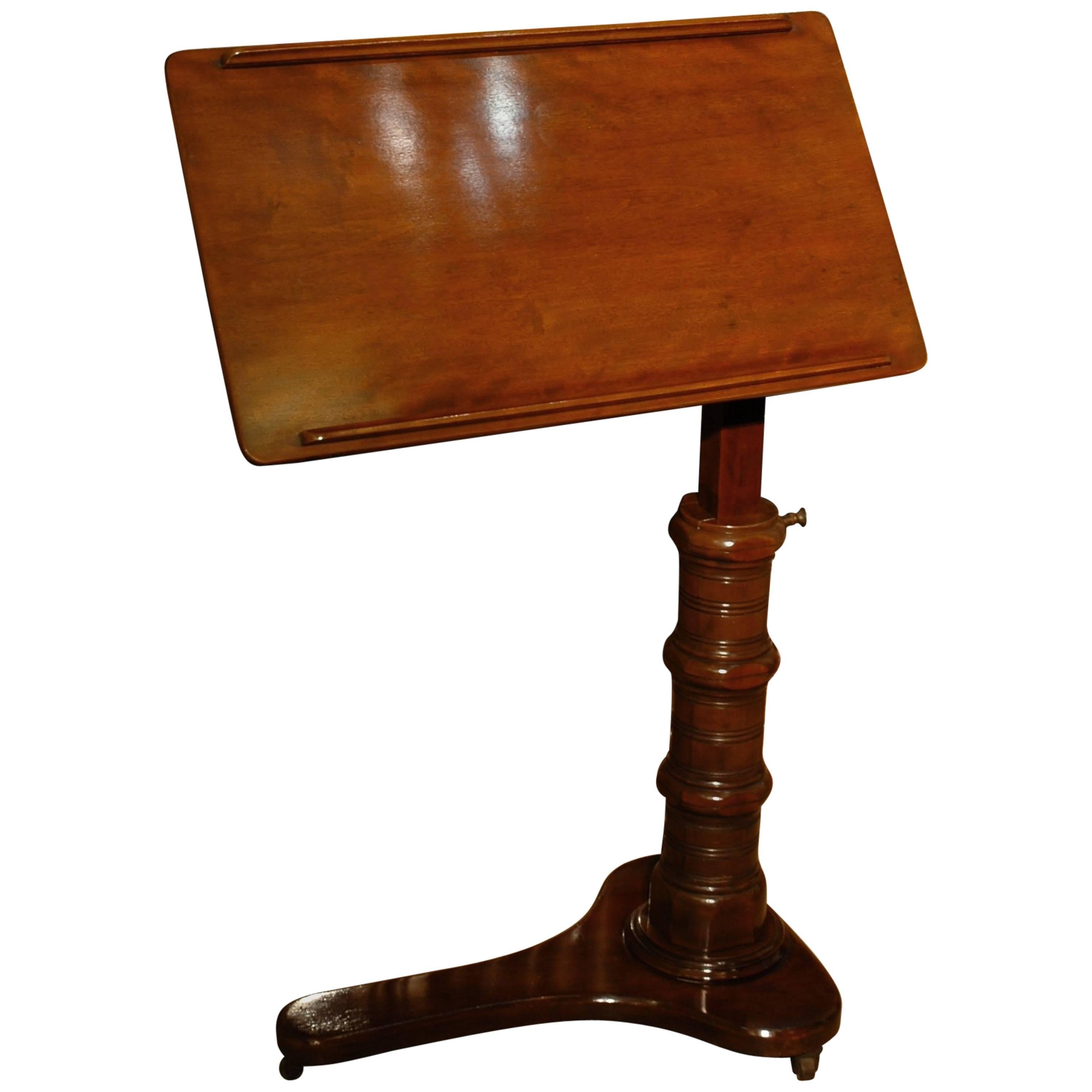 Mahogany Reading Table or Book Stand