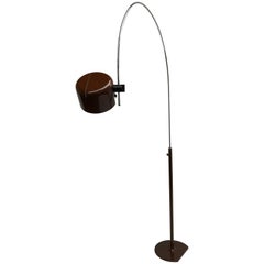 Joe Colombo Extra Large Arched Coupe Floor Lamp by O-Luce, 1970 Production
