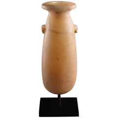 Ancient Egyptian Alabaster Perfume Bottle - 664 BC