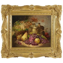Brunel de Neuville Alfred Arthur, Oil on Canvas, Still Life with Fruits